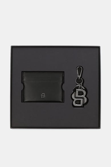 ΣΕΤ ΘΗΚΗ ΚΑΡΤΩΝ ΚΑΙ ΜΠΡΕΛΟΚ BOSS - 001 ΜΑΥΡΟ